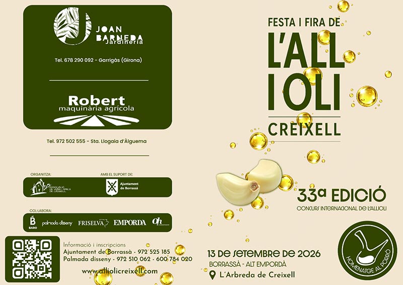 Fira Festa Allioli Creixell 2026